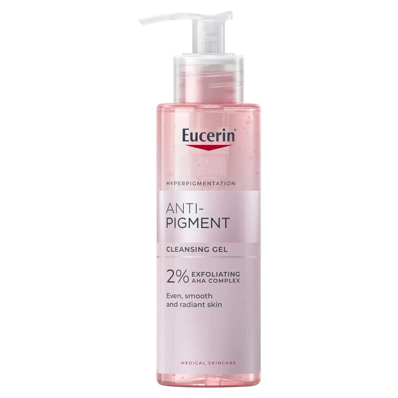 Eucerin Anti-Pigment żel oczyszczający do twarzy z 2% złuszczającymi kwasami AHA, 400 ml 