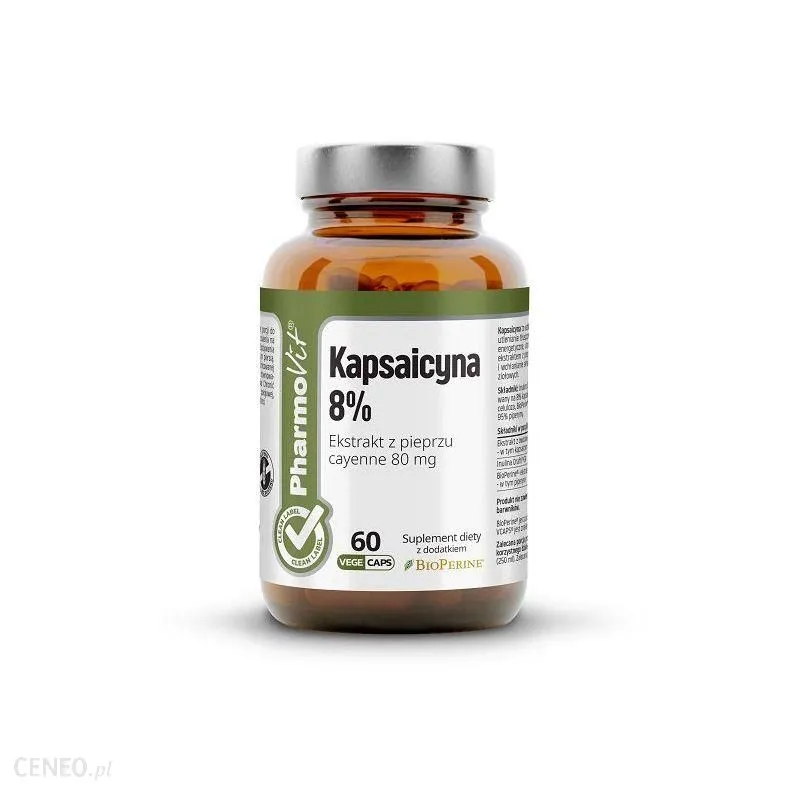 Pharmovit Kapsaicyna 8%, suplement diety, 60 kapsułek