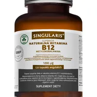 Singularis Superior Naturalna Witamina B12 Metylokobalamina, suplement diety, 120 kapsułek