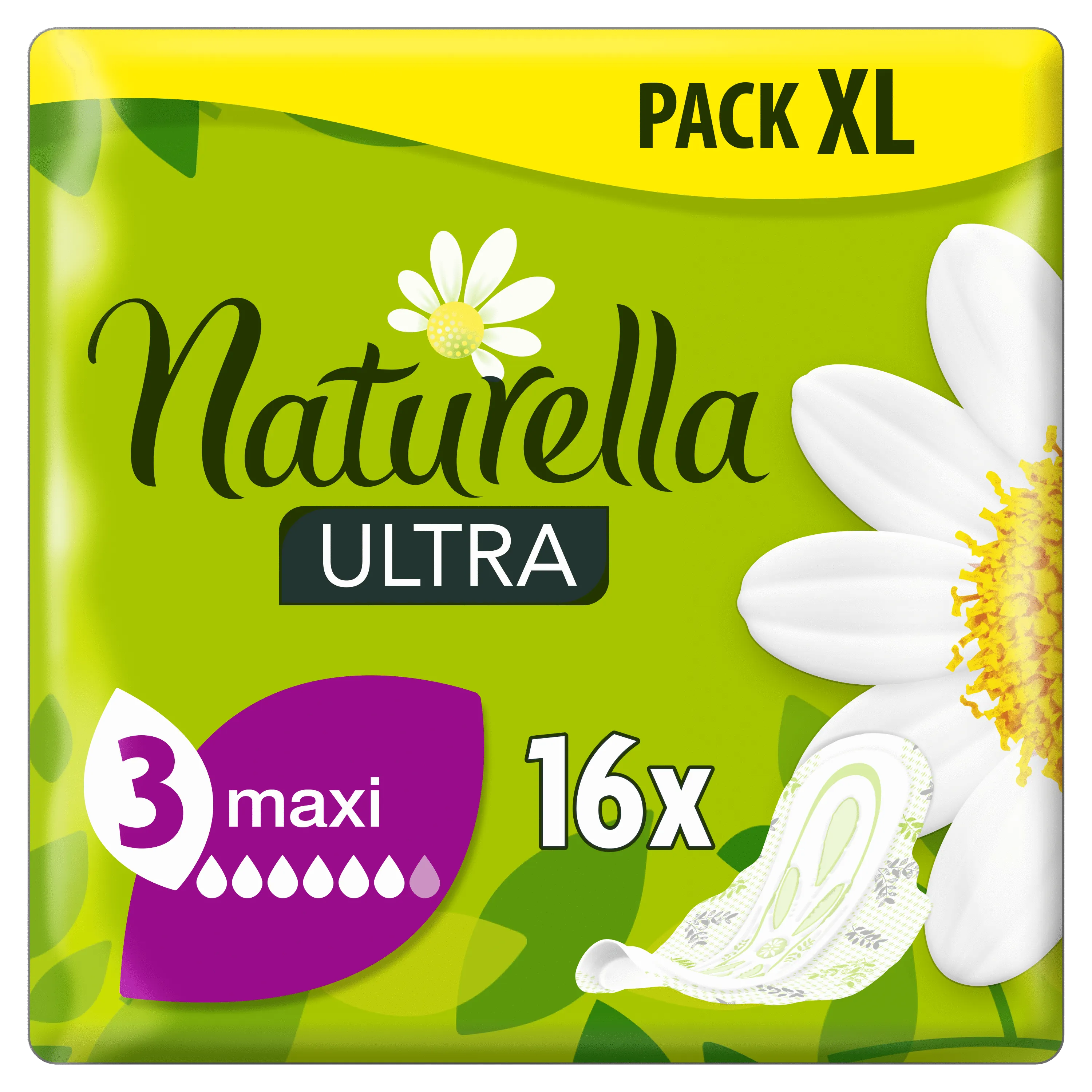 Naturella Ultra Maxi podpaski ze skrzydełkami, 16 szt. 