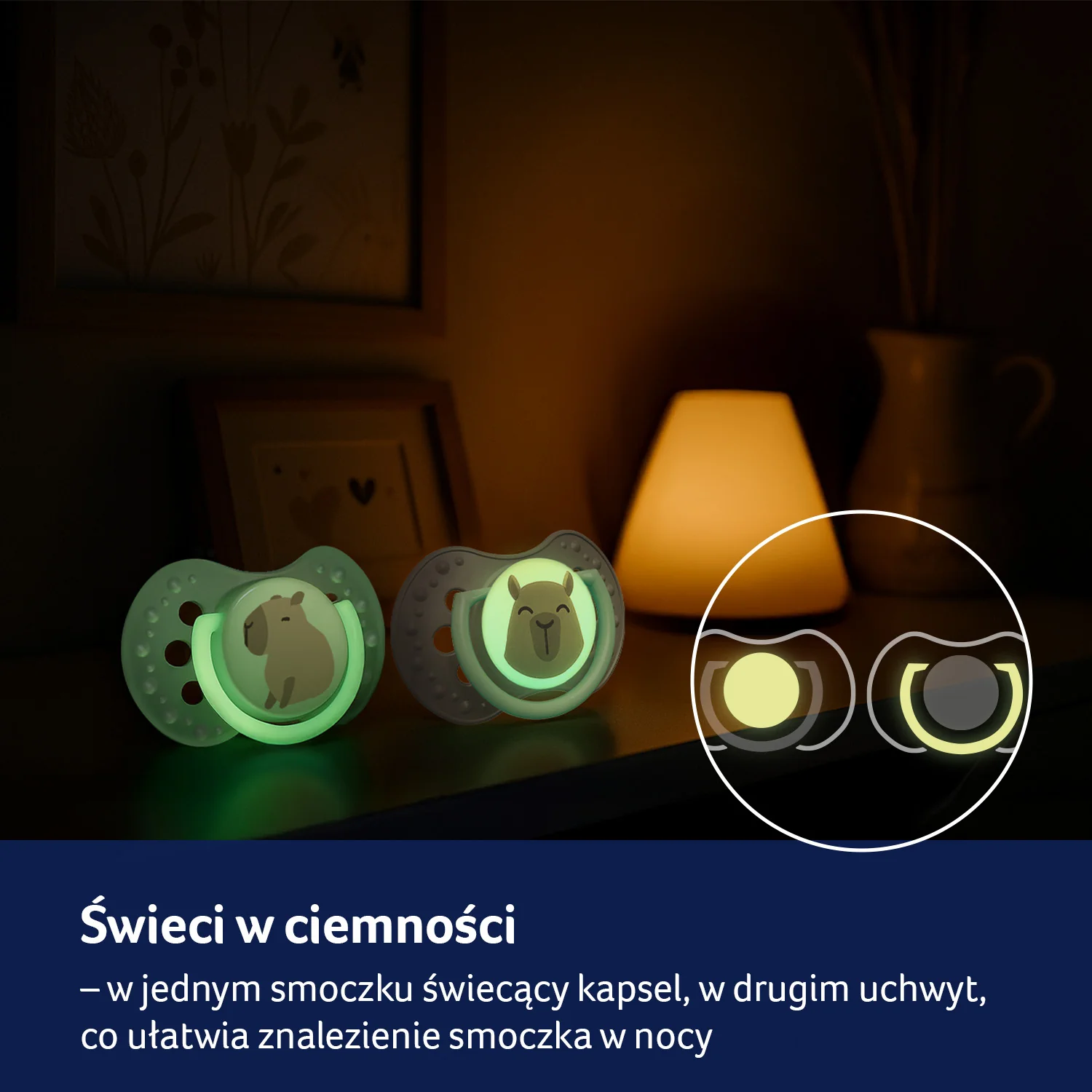 Lovi CapiChill Boy smoczek silikonowy dynamiczny 0-6 m, 2 sztuki