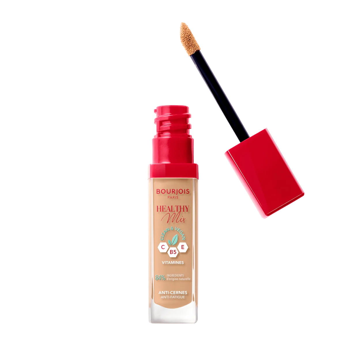 Bourjous Healthy Mix Concealer Korektor rozjaśniający 52 Medium, 10 ml