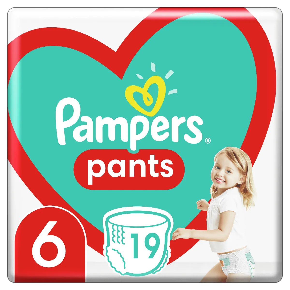 Pampers Pants 6 Pieluchomajtki, 19 sztuk