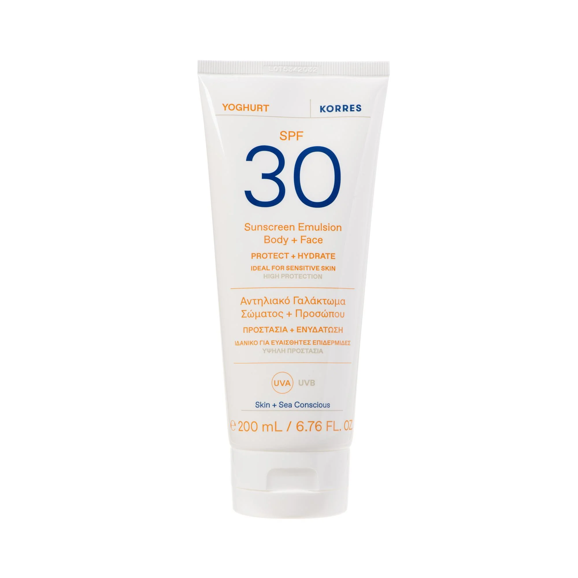 Korres Yoghurt emulsja do ciała i twarzy SPF 30, 200 ml