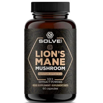 Solve Labs Lion's Mane ekstrakt z soplówki jeżowatej 10:1 Solve Labs Lion's Mane ekstrakt z soplówki jeżowatej 10:1