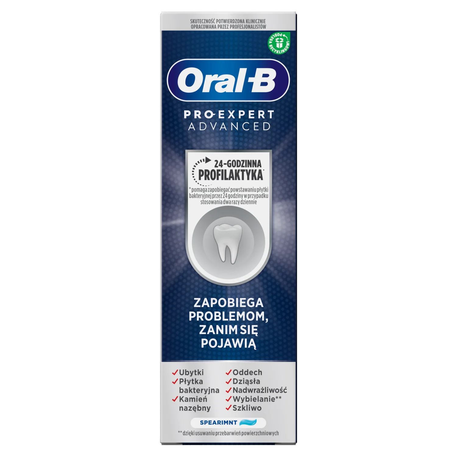 Oral-B Pro-Expert Advanced Science Pasta do zębów, 75ml. Data ważności: 30.10.2026