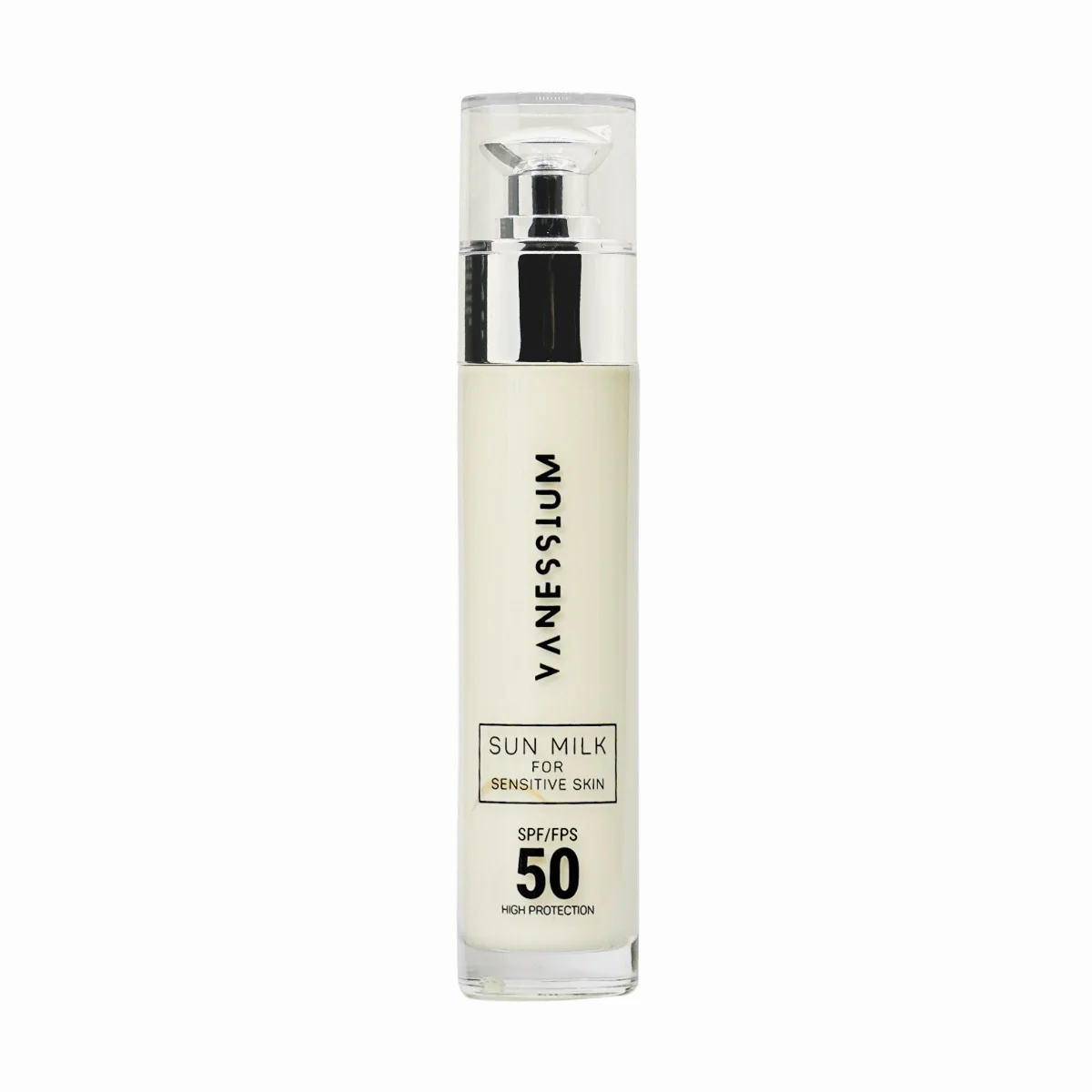 Vanessium Sun Milk przeciwsłoneczna emulsja do twarzy i ciała do skóry wrażliwej SPF 50, 50 ml