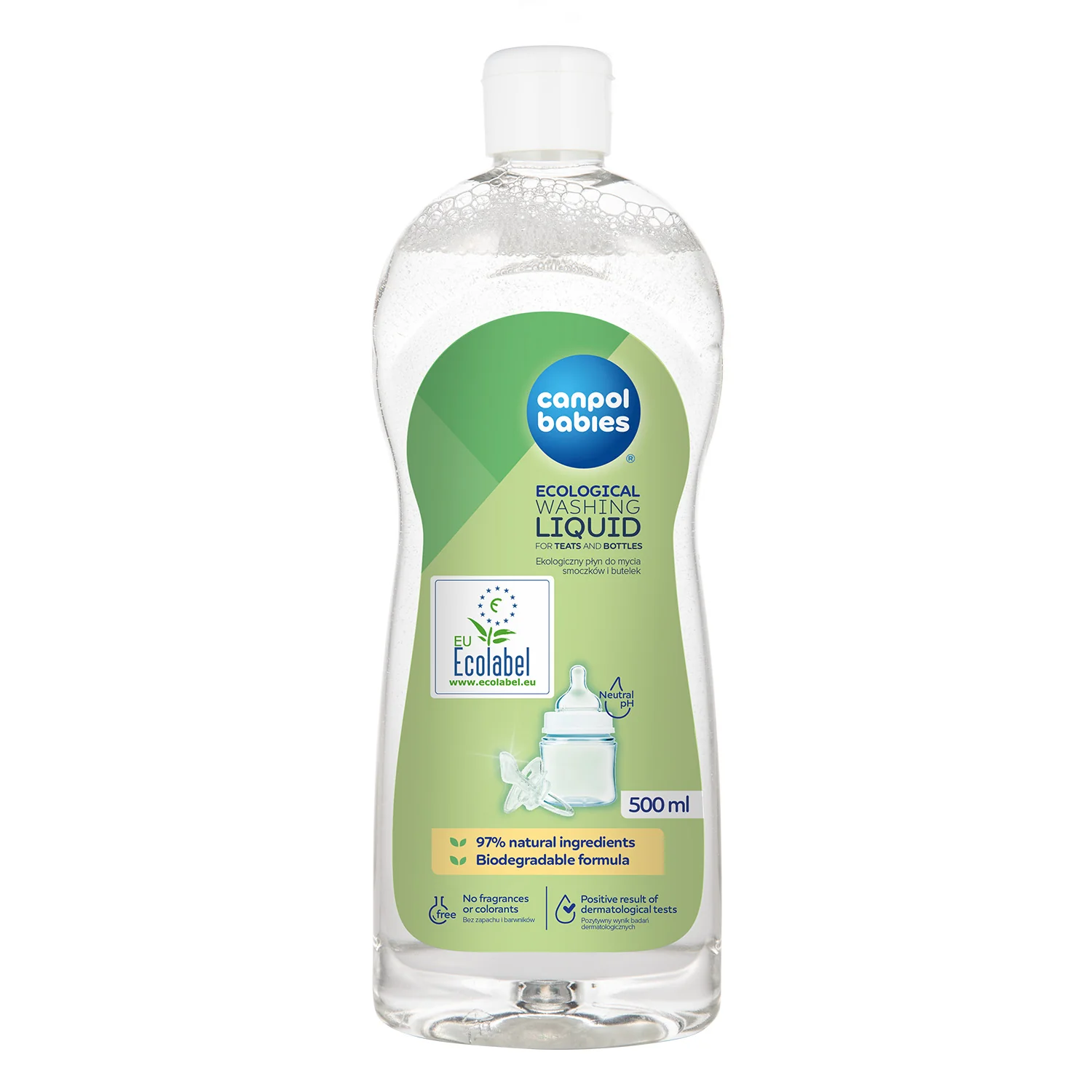 Canpol Babies, płyn do mycia smoczków i butelek, 500 ml 