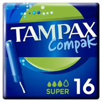Tampax Compak Super tampony z aplikatorem, 16 szt.