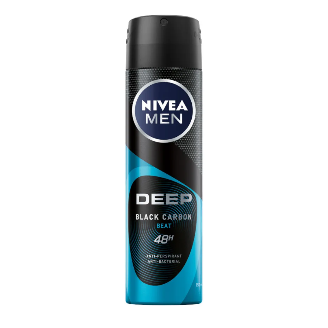 Nivea Men Deep Beat antyperspirant w spray'u, 150 ml