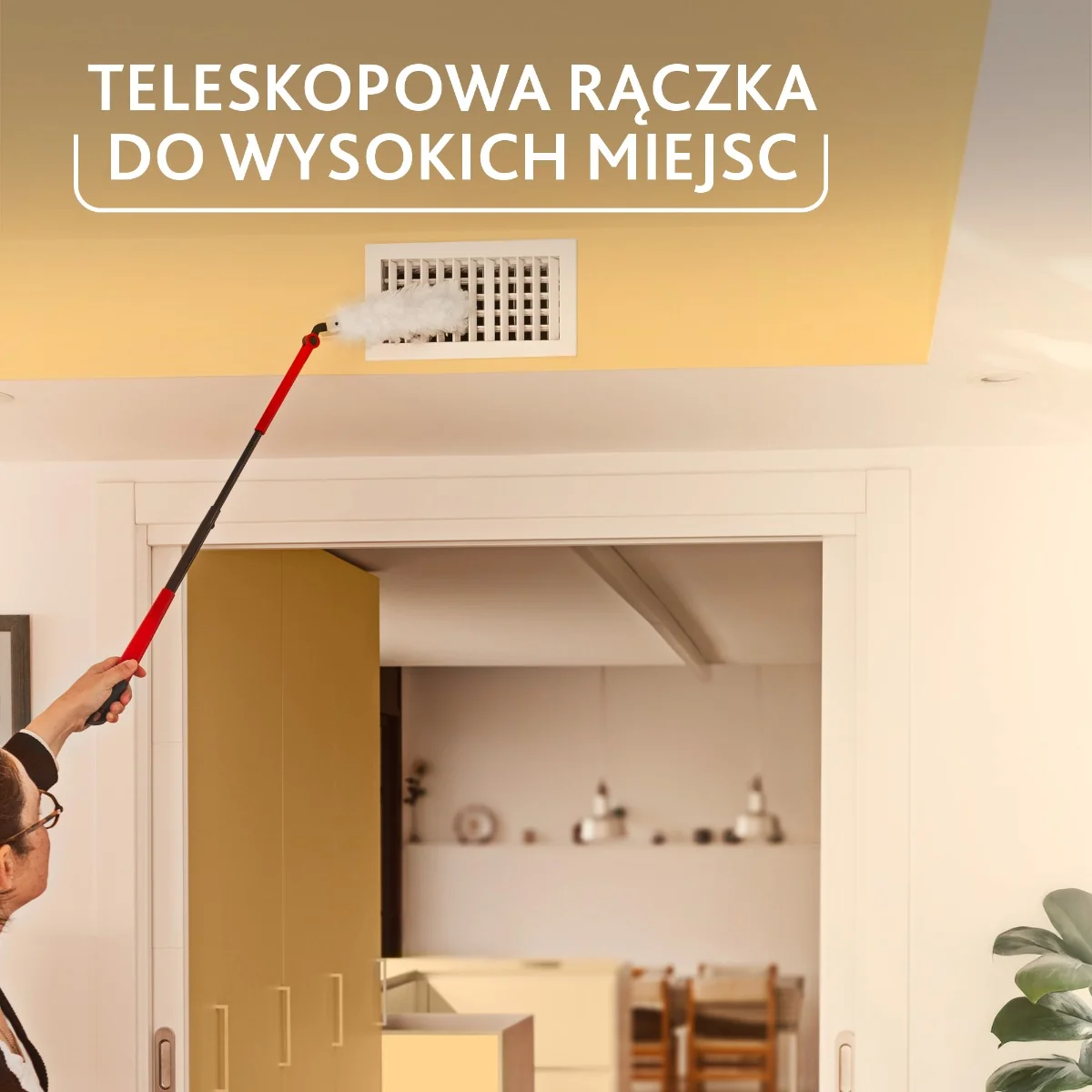 Vileda Flex & Catch miotełka do kurzu z długą rączką + 1 wkład