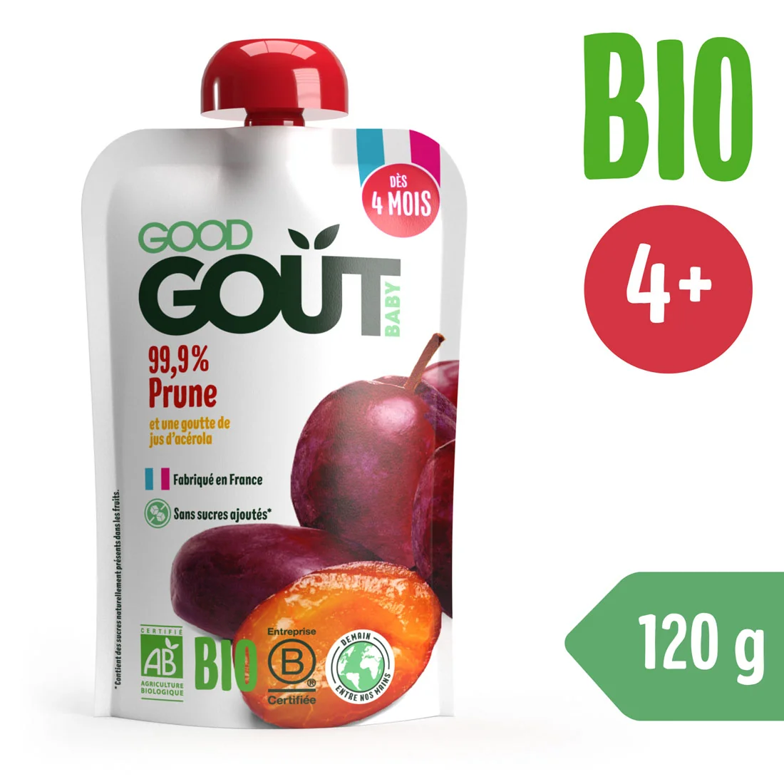 Good Gout BIO śliwka, 120 g