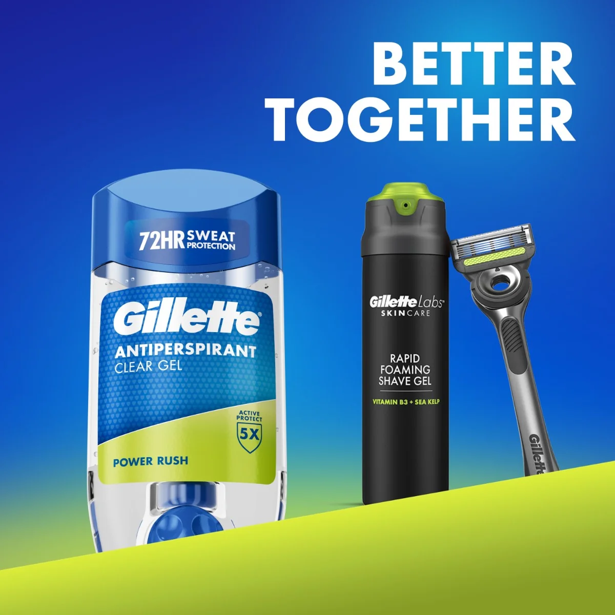 Gillette Power Rush antyperspirant w żelu, 70 ml
