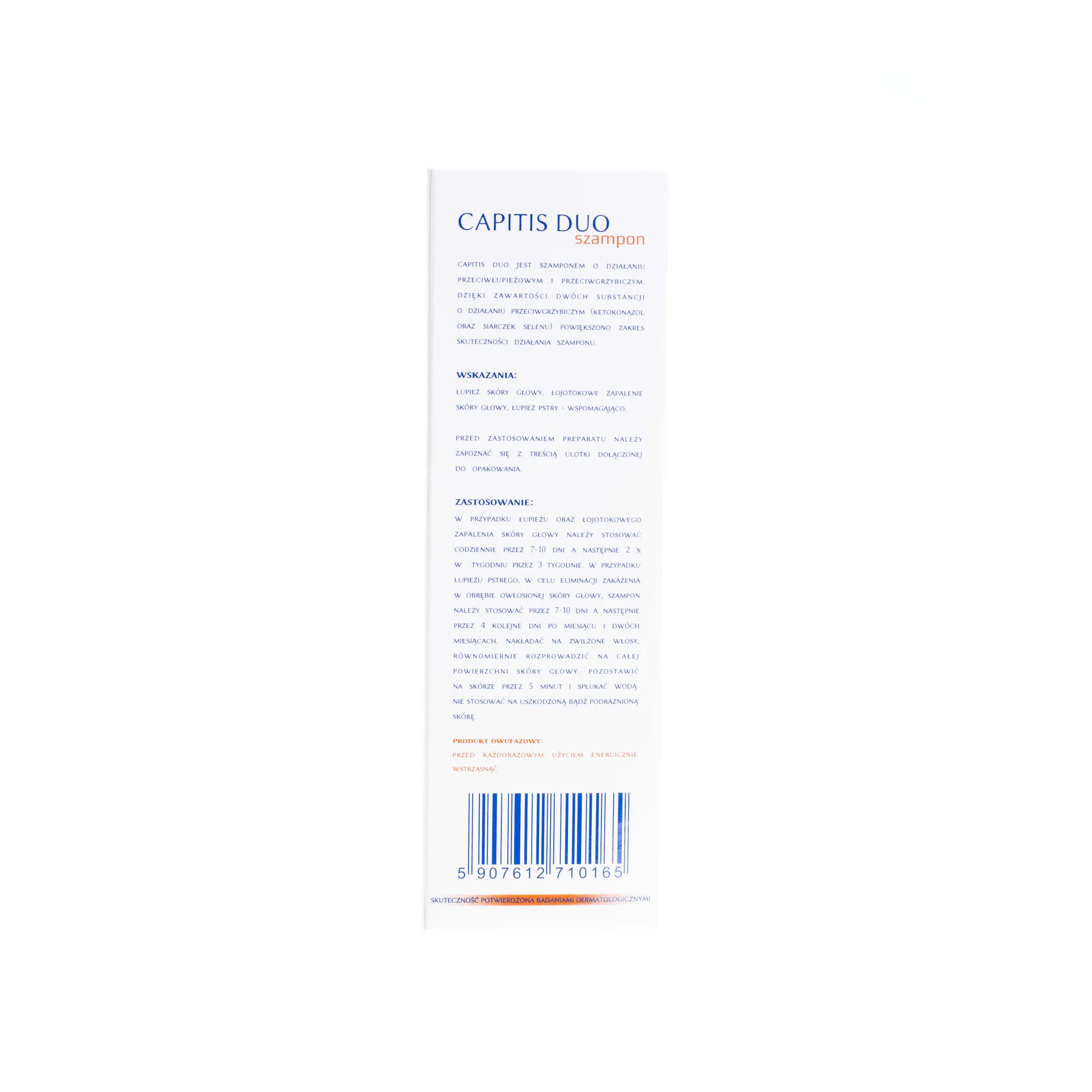 Capitis Duo - szampon o działaniu przeciwłupieżowym, 110 ml 