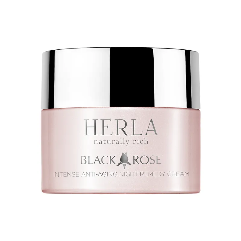 Herla Black Rose Intense Anti-Aging Night Remedy Cream przeciwzmarszczkowy krem do twarzy na noc, 50 ml
