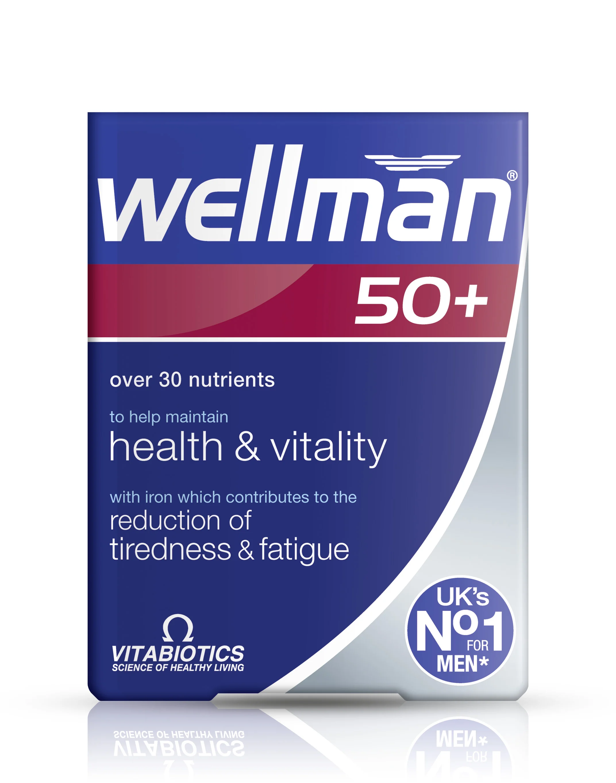 Vitabiotics Wellman 50+ 30 tabletek