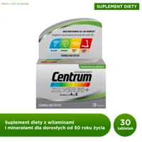 Centrum Silver 50+, suplement diety, 30 tabletek