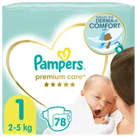 Pampers Premium Care, pieluchy, rozmiar 1, 2-5 kg, 78 sztuk