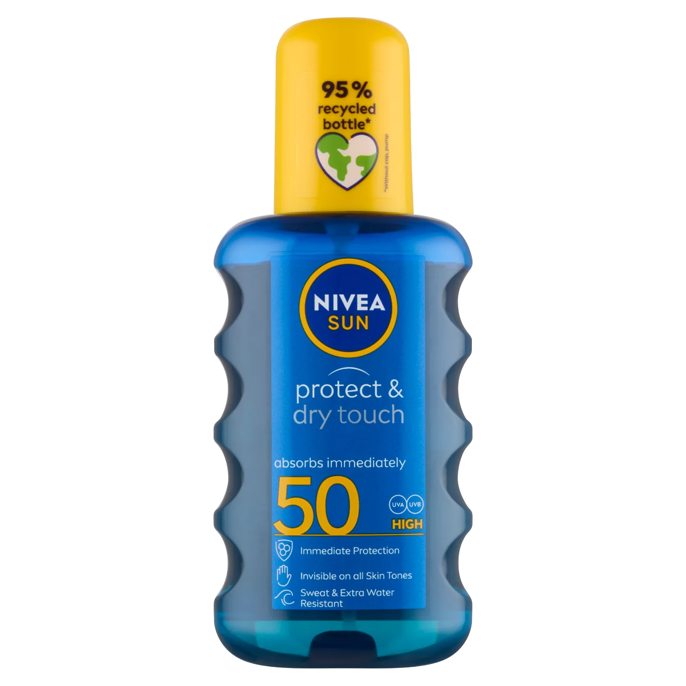 Nivea Sun Protect & Dry Touch niewidoczny spray do opalania SPF 50, 200 ml