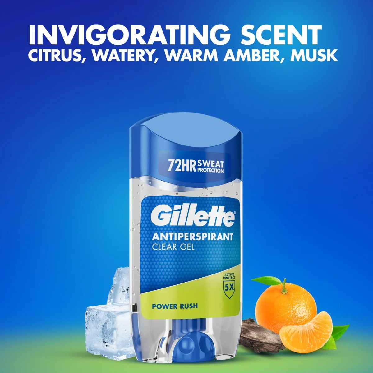 Gillette Power Rush antyperspirant w żelu, 70 ml
