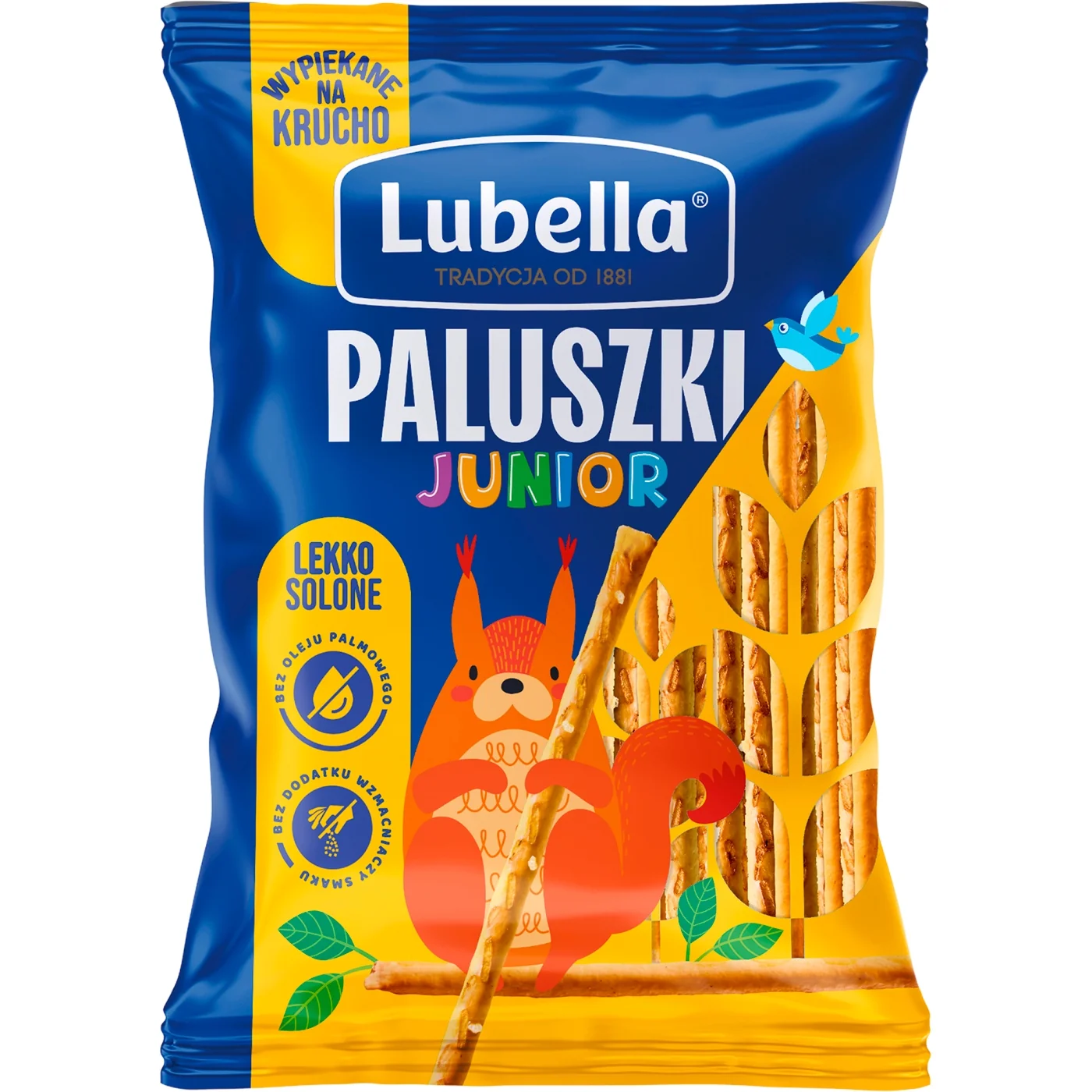 Lubella Paluszki Junior lekko solone, 70 g