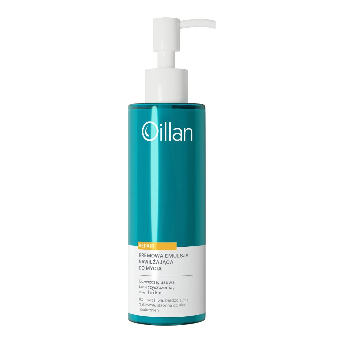 Oillan Repair kremowa emulsja nawilżająca do mycia, 200 ml