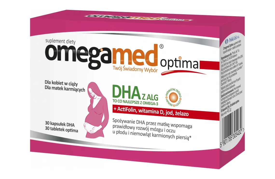 Omegamed Optima, suplement diety, 30 tabletek + 30 kapsułek