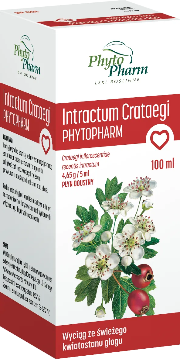 Intractum Crataegi Phytopharm 4,65g/5ml, płyn doustny, 100 ml