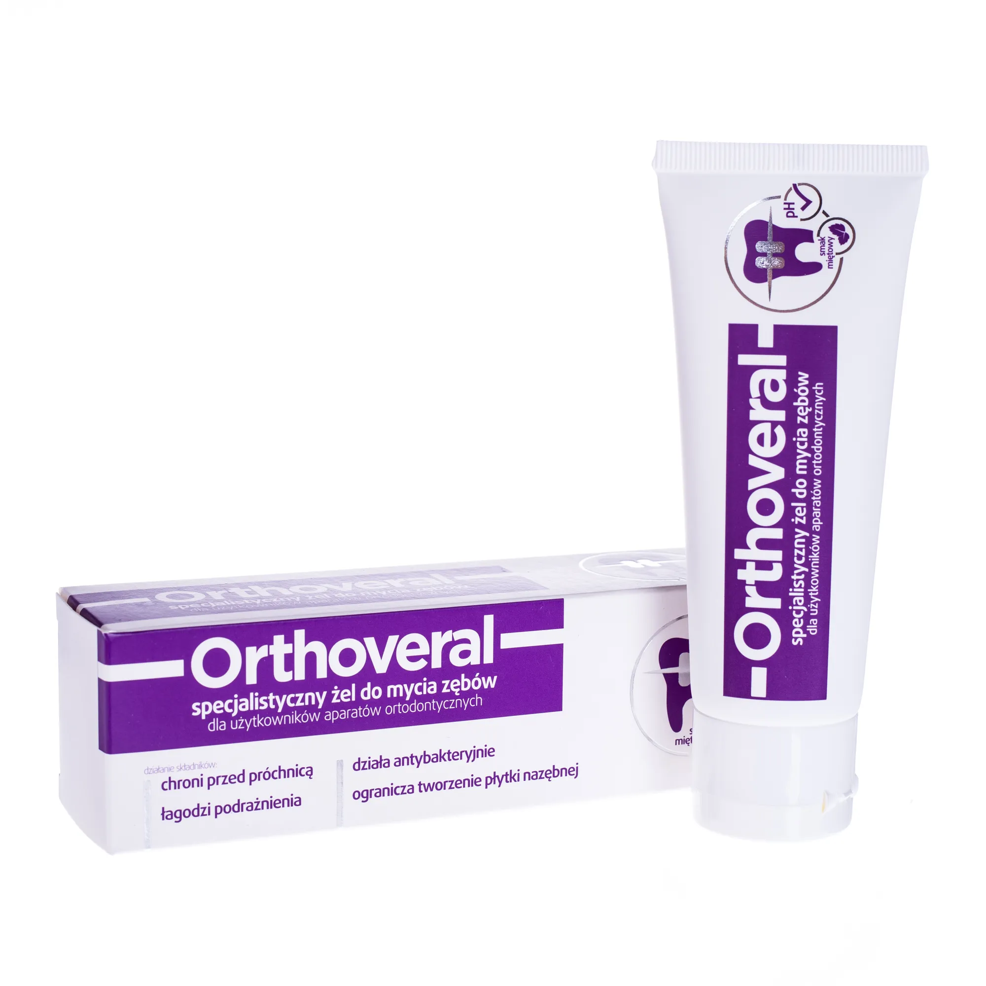 Orthoveral, specjalistyczny żel do mycia zębów, 75 ml 