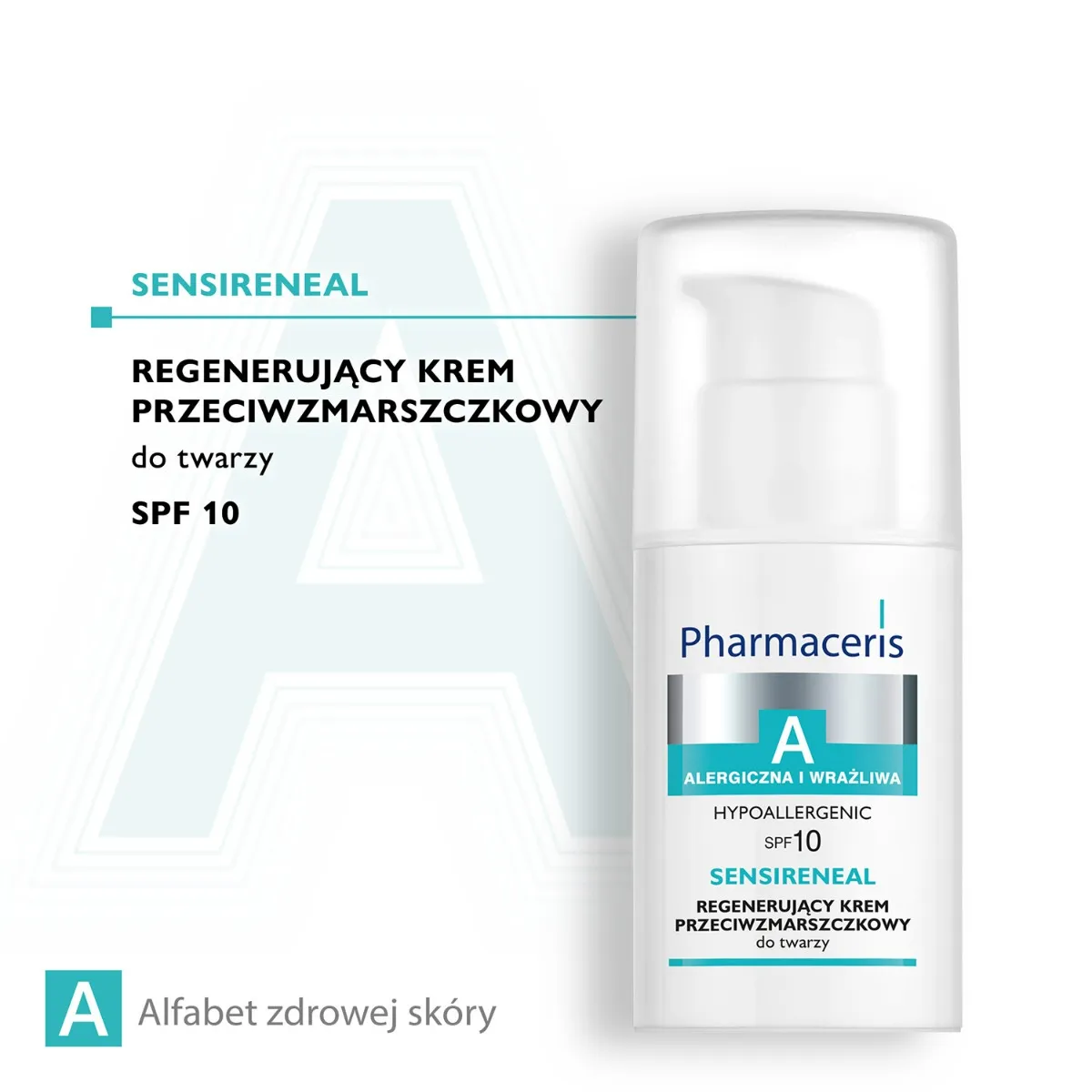 Pharmaceris A Sensireneal, regenerujący krem przeciwzmarszczkowy do twarzy, SPF 10, 30 ml 