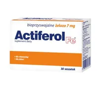 Actiferol Fe 7 mg, suplement diety, 30 saszetek