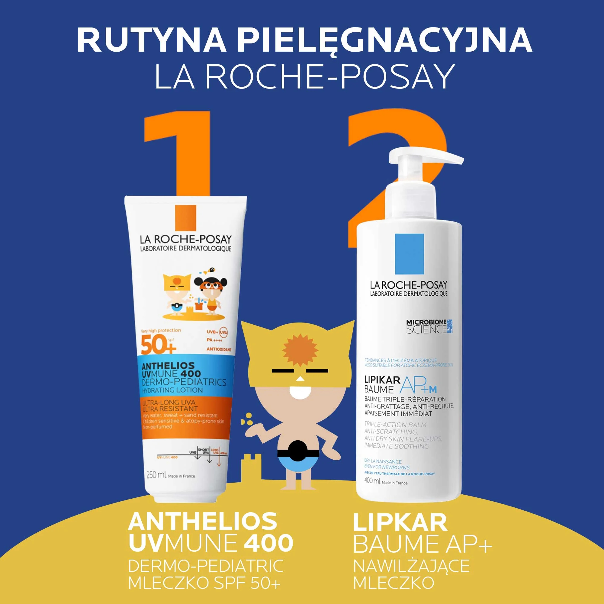 La Roche-Posay Anthelios UVMUNE 400 Dermo-Pediatrics SPF50+ mleczko nawilżające 250 ml