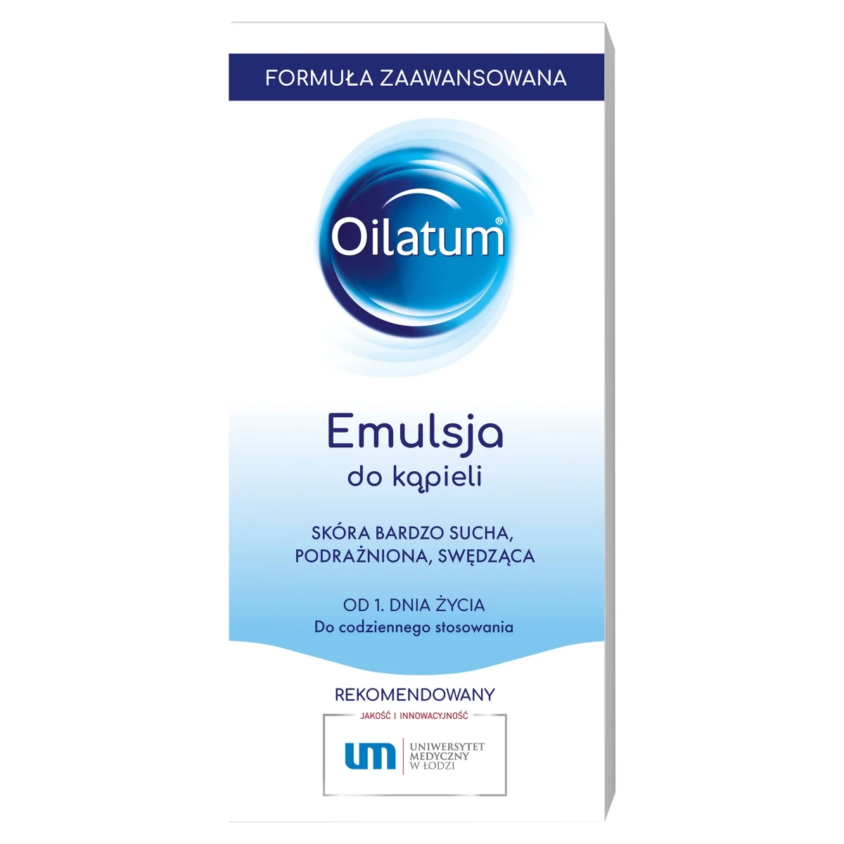 Oilatum Formuła Zaawansowana emulsja do kąpieli, 400 ml