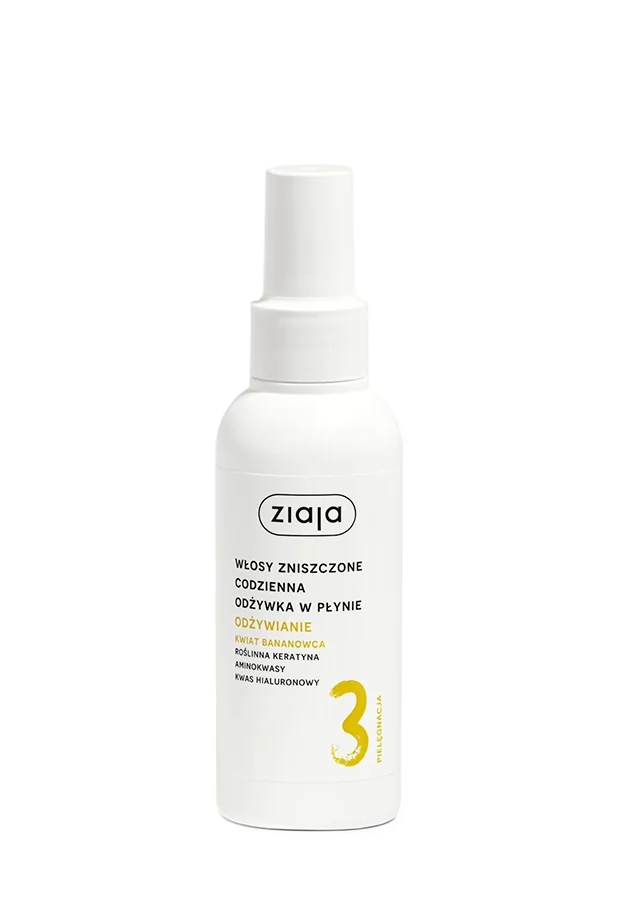 Ziaja Kwiat Bananowca Odżywianie odżywka w płynie do włosów zniszczonych, 125 ml