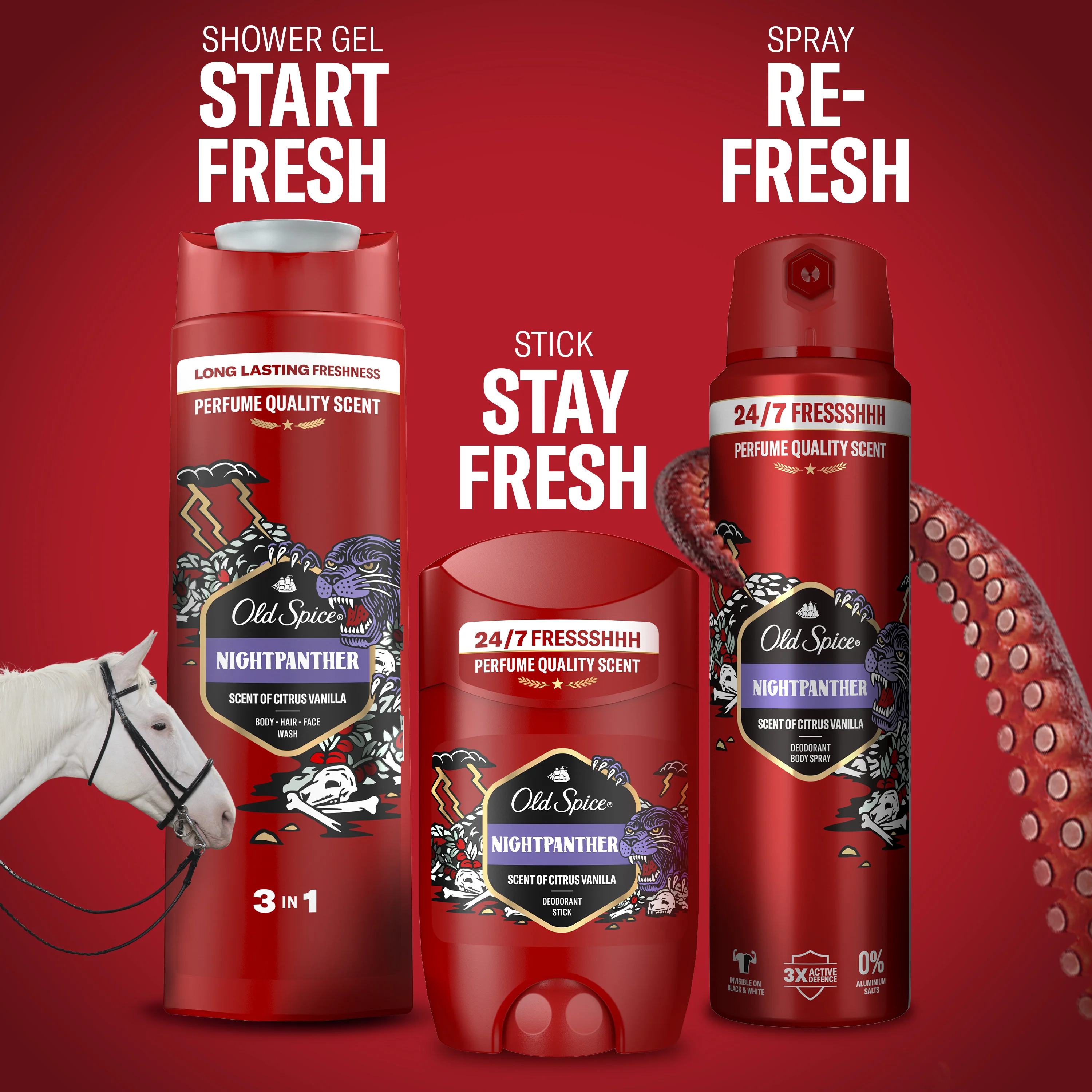 Old Spice Night Panther dezodorant w sprayu, 200 ml