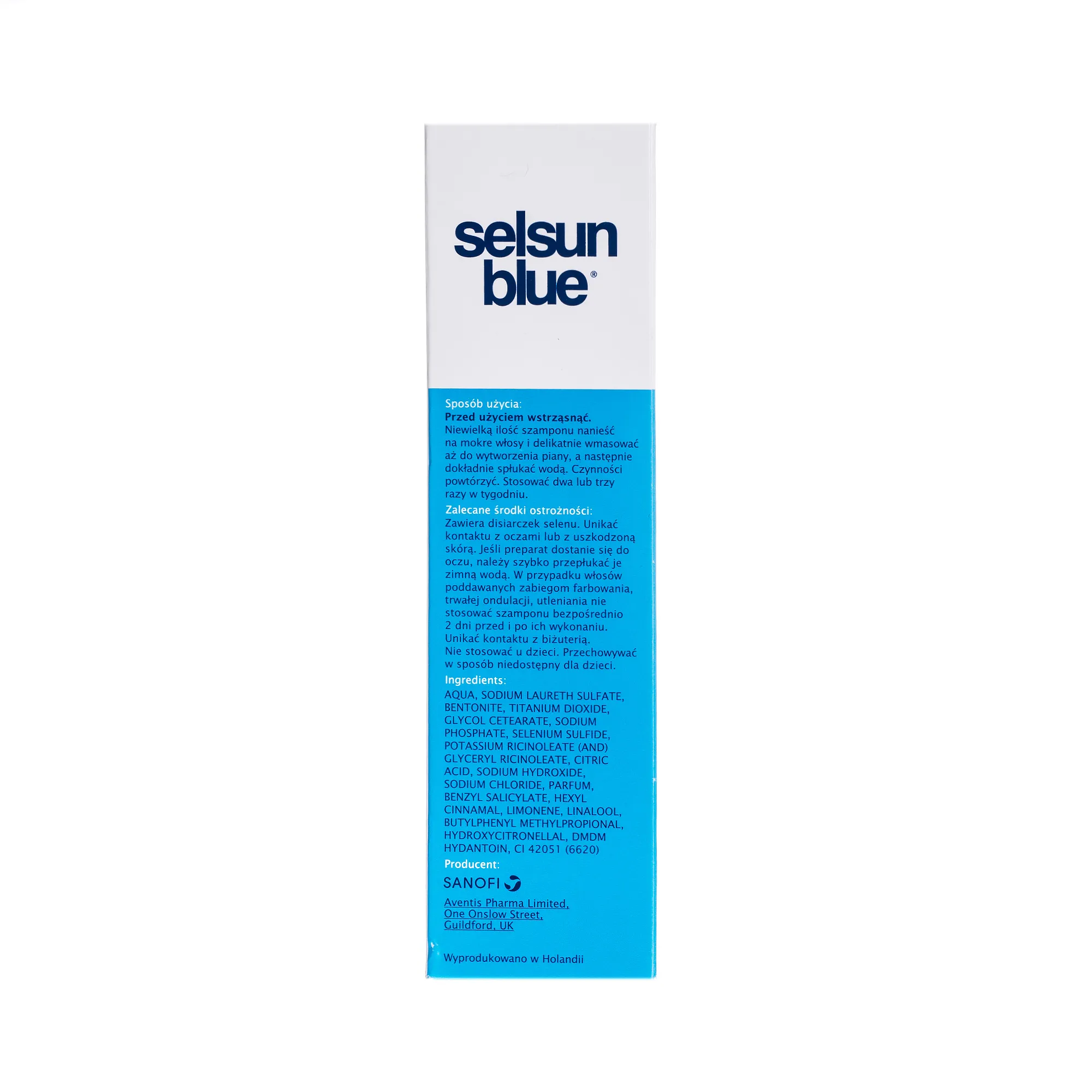 Selsun Blue, szampon przeciwłupieżowy do włosów normalnych, 125 ml 