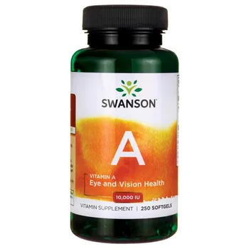 Swanson Vitamin A, suplement diety, 250 kapsułek 