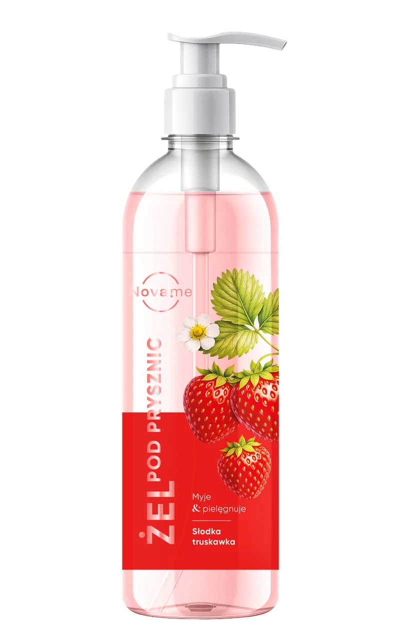 Novame Słodka Truskawka żel pod prysznic, 500 ml
