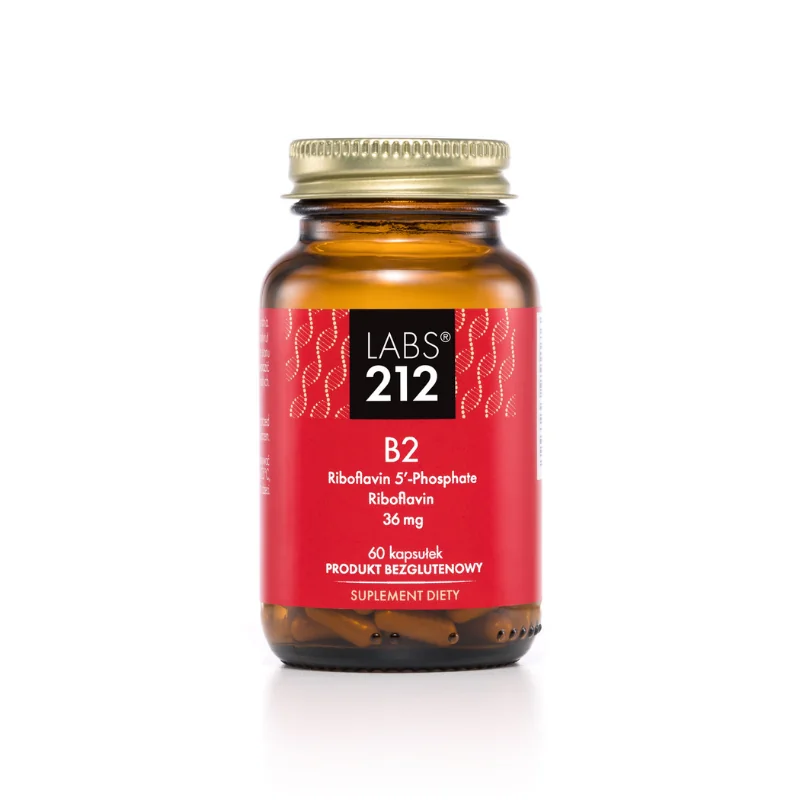 LABS212 Witamina B2 R-5'-P + Riboflavin 60 kapsułek