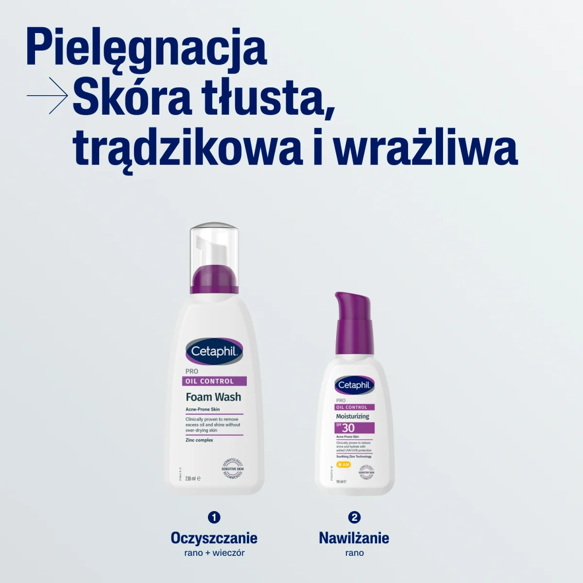 Cetaphil Pro Oil Control krem nawilżająco-matujący, SPF 30, 118 ml