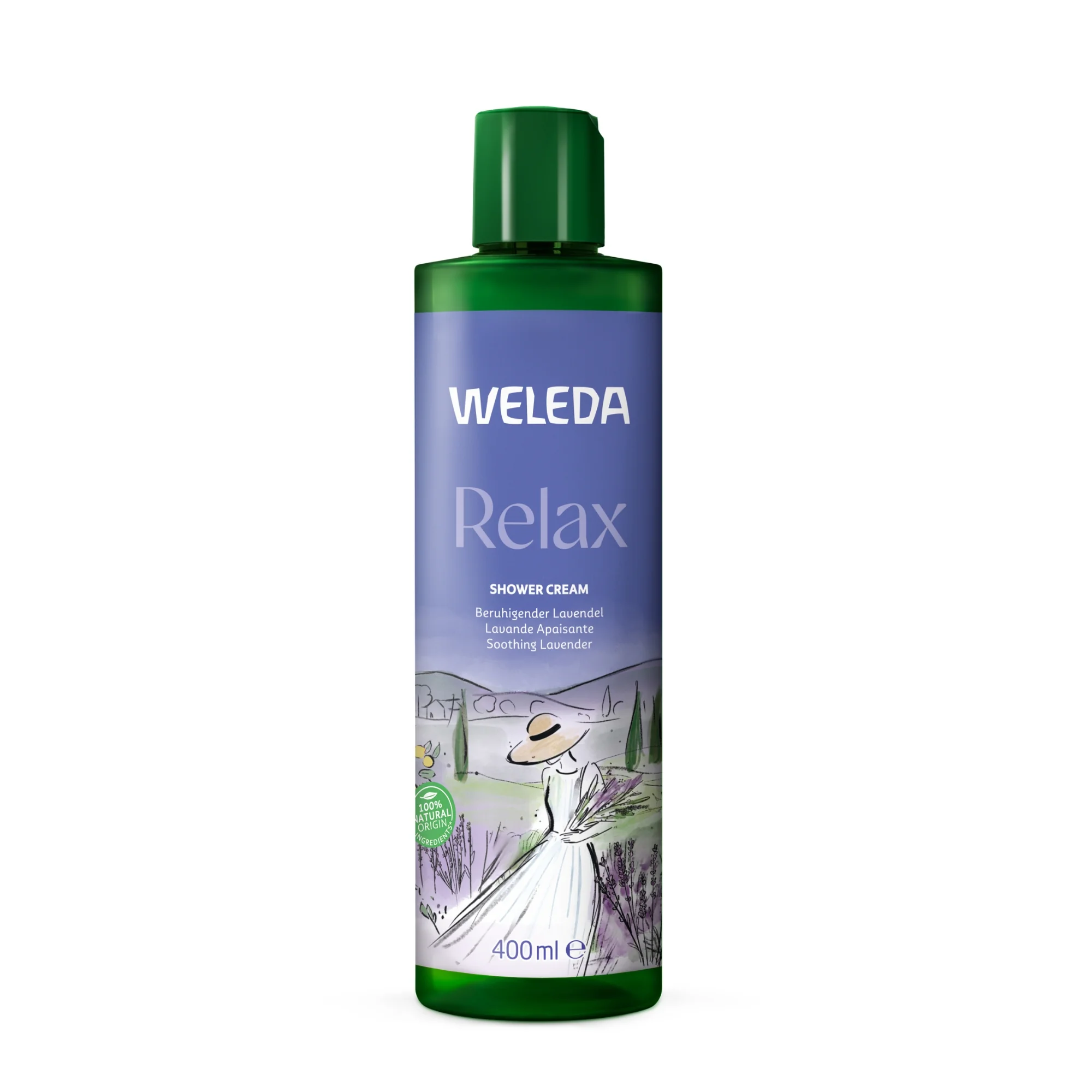Weleda Relax kremowy żel pod prysznic z lawendą, 400 ml