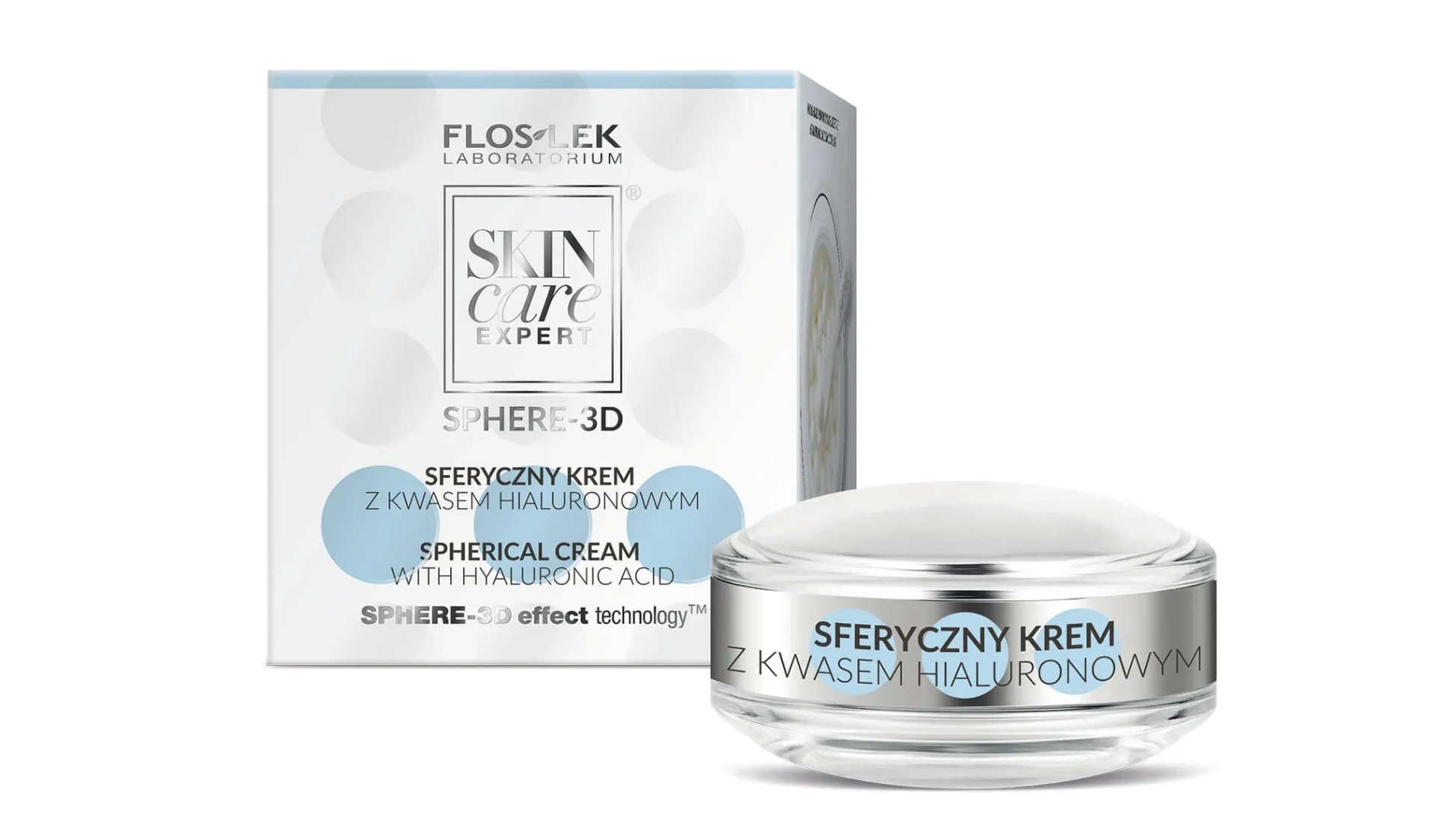 Flos-Lek Skin Care Expert Sphere 3D, sferyczny krem z kwasem hialuronowym, 11,5 g