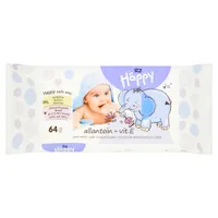 Bella Baby Happy Allantoin + Vit. E, chusteczki nasączone dla dzieci, 64 sztuki