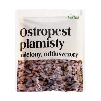Flos Ostropest Plamisty mielony, odtłuszczony, 100 g