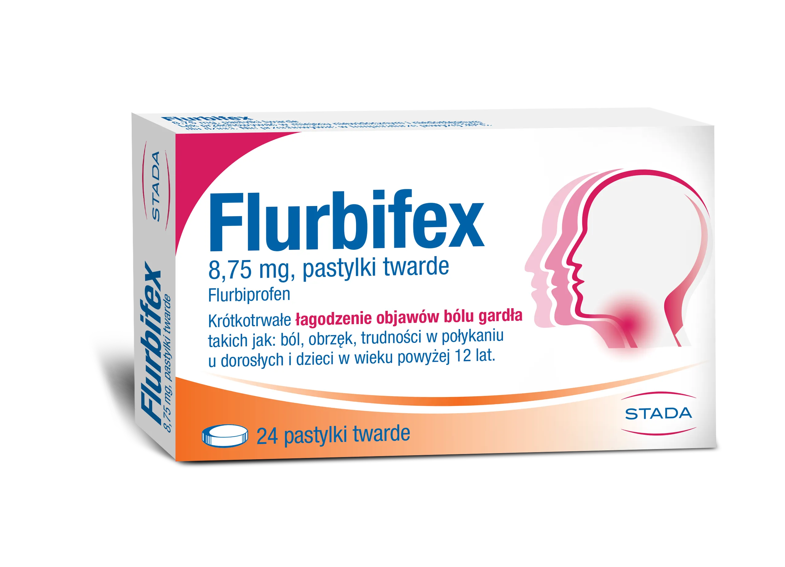 Flurbifex, 8,75 mg, 24 pastylki twarde