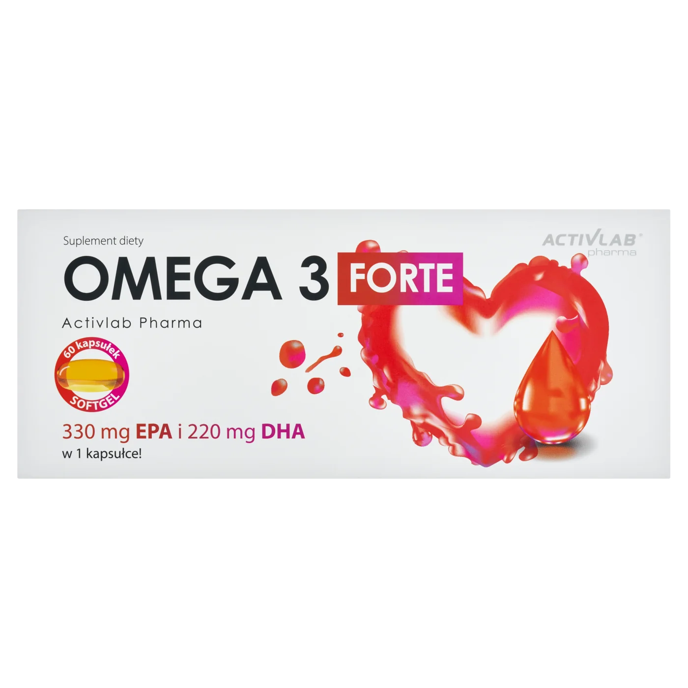 Activlab Pharma Omega 3 FORTE 60 kapsułek