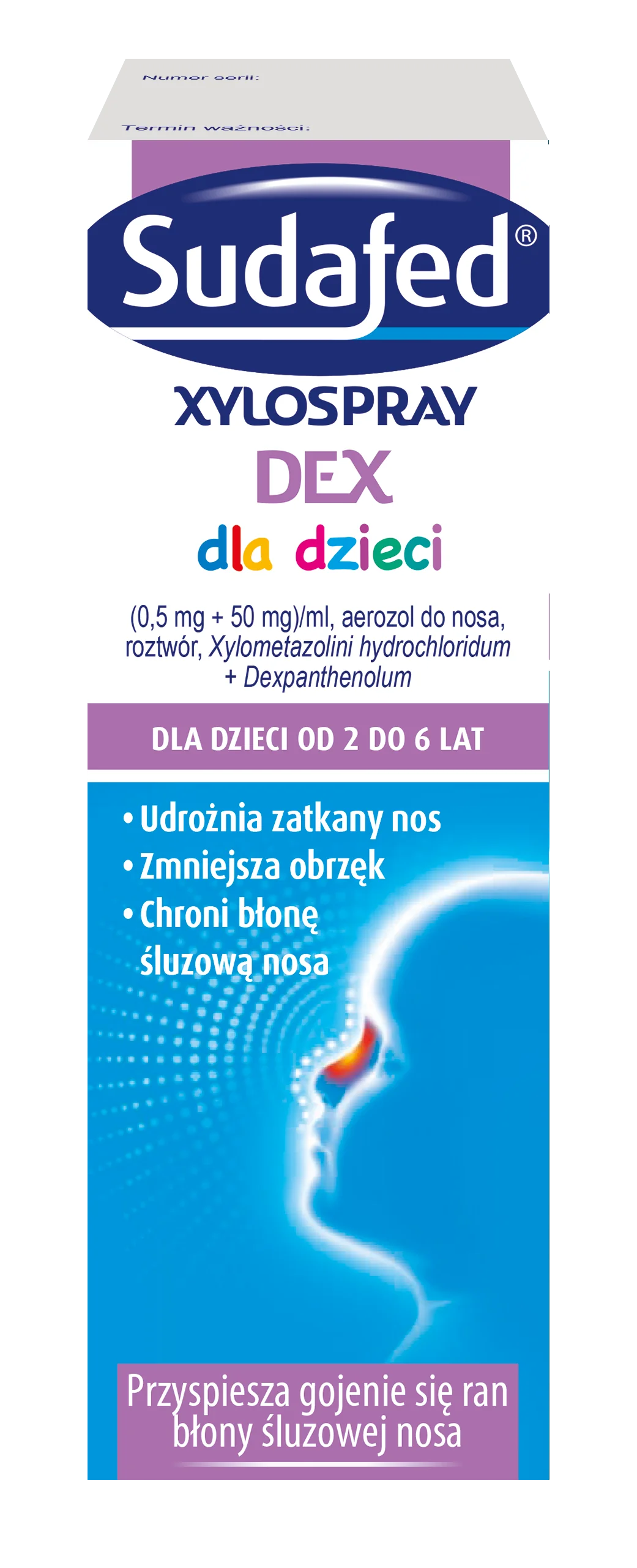 Sudafed Xylospray Dex dla dzieci aerozol do nosa, 10 ml