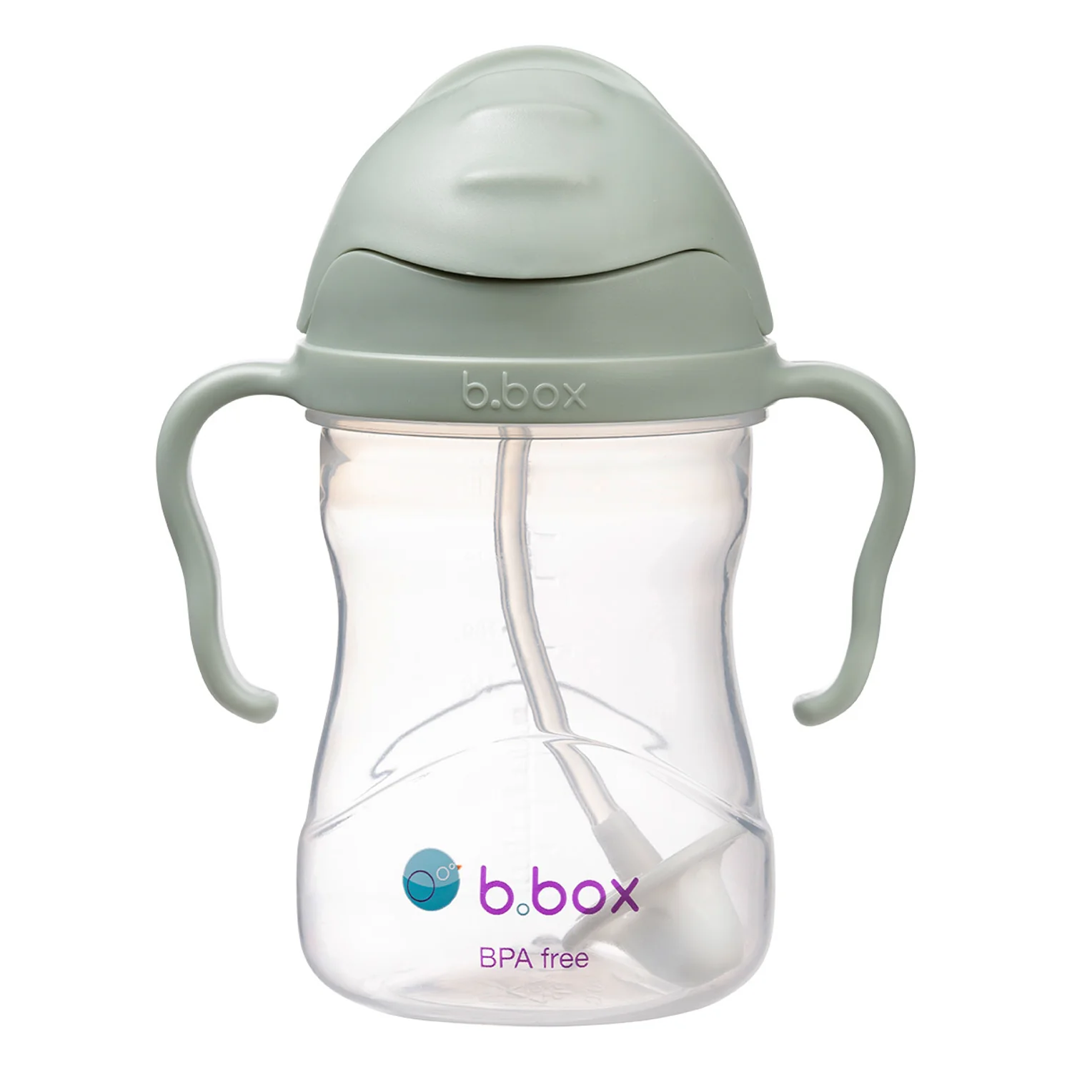 B.box bidon ze słomką szałwiowy, 240 ml