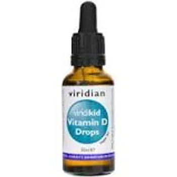 Viridian Viridikid, witamina D dla dzieci, suplement diety, 30 ml 