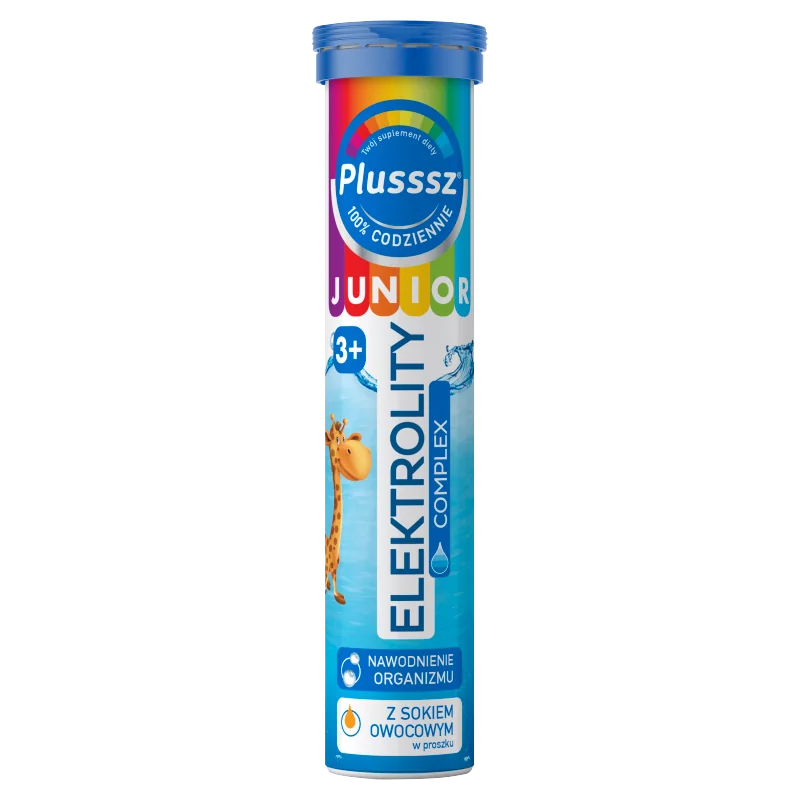 Plusssz Junior Elektrolity Complex 20 tabletek musujących